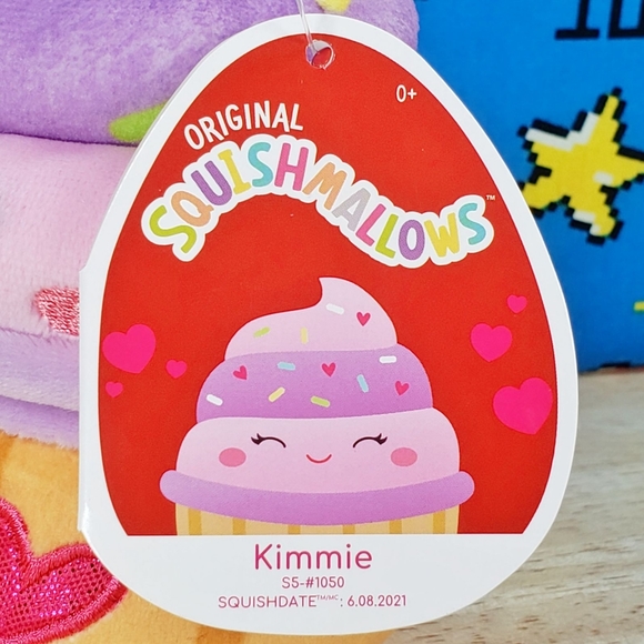 Squishmallow Kimmie the Cupcake 5" UltraSoft Stuffed Valentine's Day Plush NWT - Picture 10 of 12